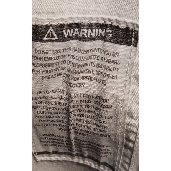 Men's Carhartt FRB13 Flame Resistant Blue Straight Leg Jeans Cat 2 Denim 38x31 - Picture 11 of 11